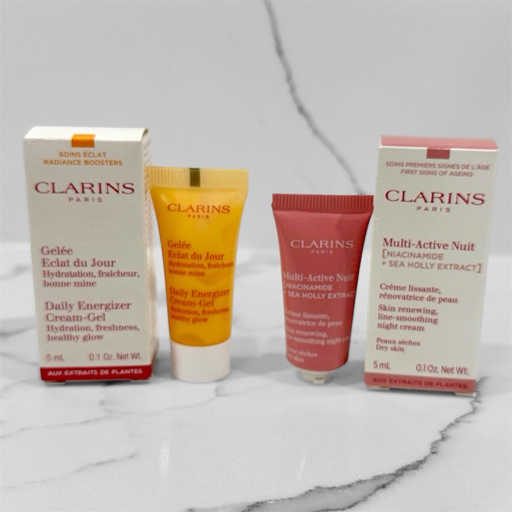 Skincare Travel Night Day Eye Face Cream Serum Cleanser Variety Set with Pouch - Picture 7 of 10